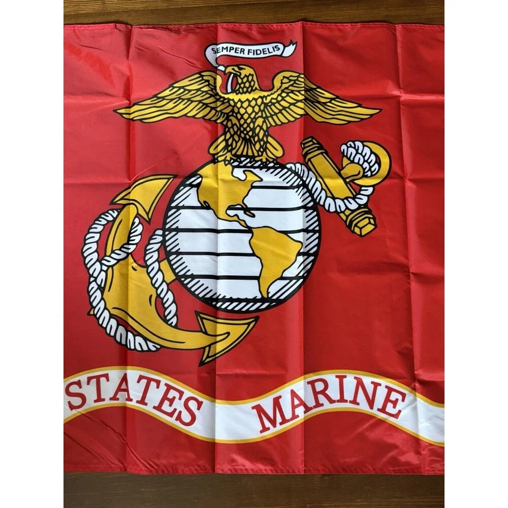 3X5 Marines USMC Semper Fi Flag Brass Grommets New Double Sided